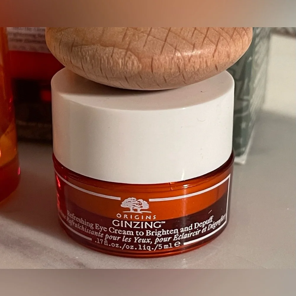 Origins | Rise & Radiate GinZing Radiance-Boosting Serum & Eye Cream Set - NIB